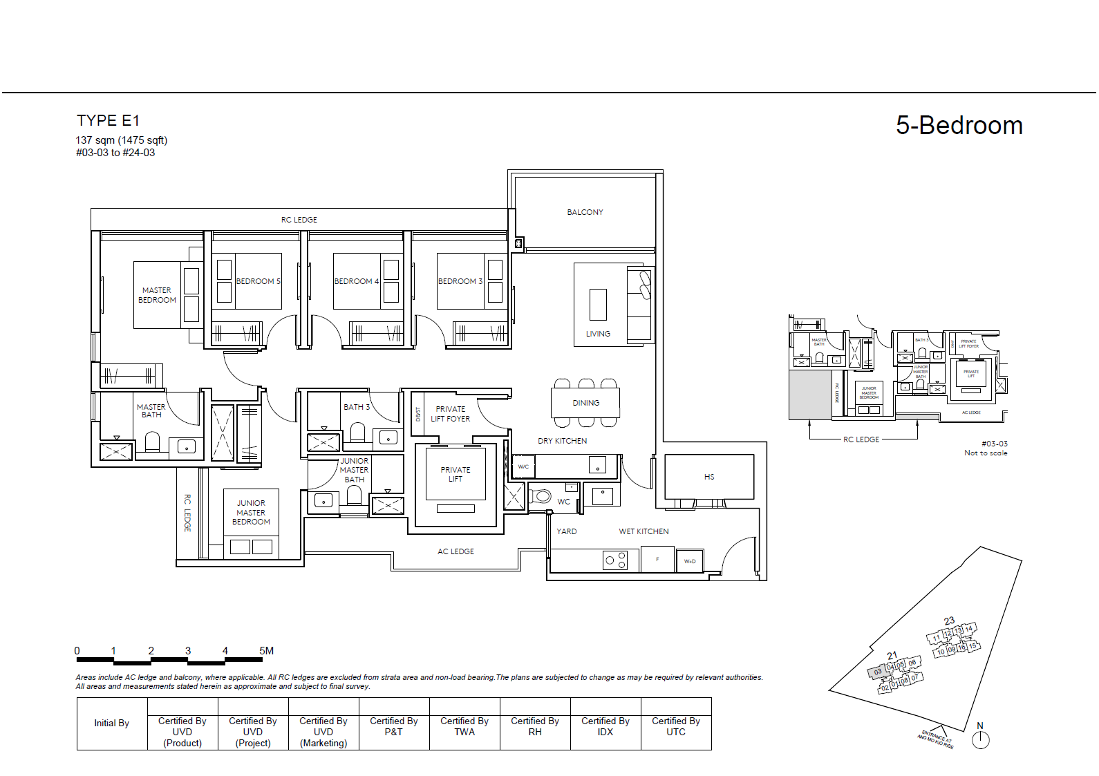 AMO Residence 1 Bedroom Floor Plan 8